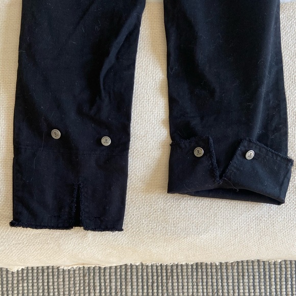 Zara Premium Button Crop Pants, size 6 - Picture 4 of 4